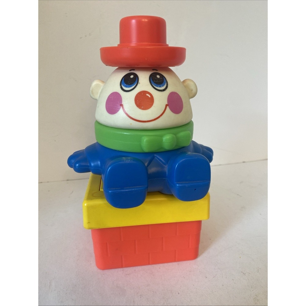 Vintage Playskool Stack 'n Pop Humpty Dumpty Works Great!